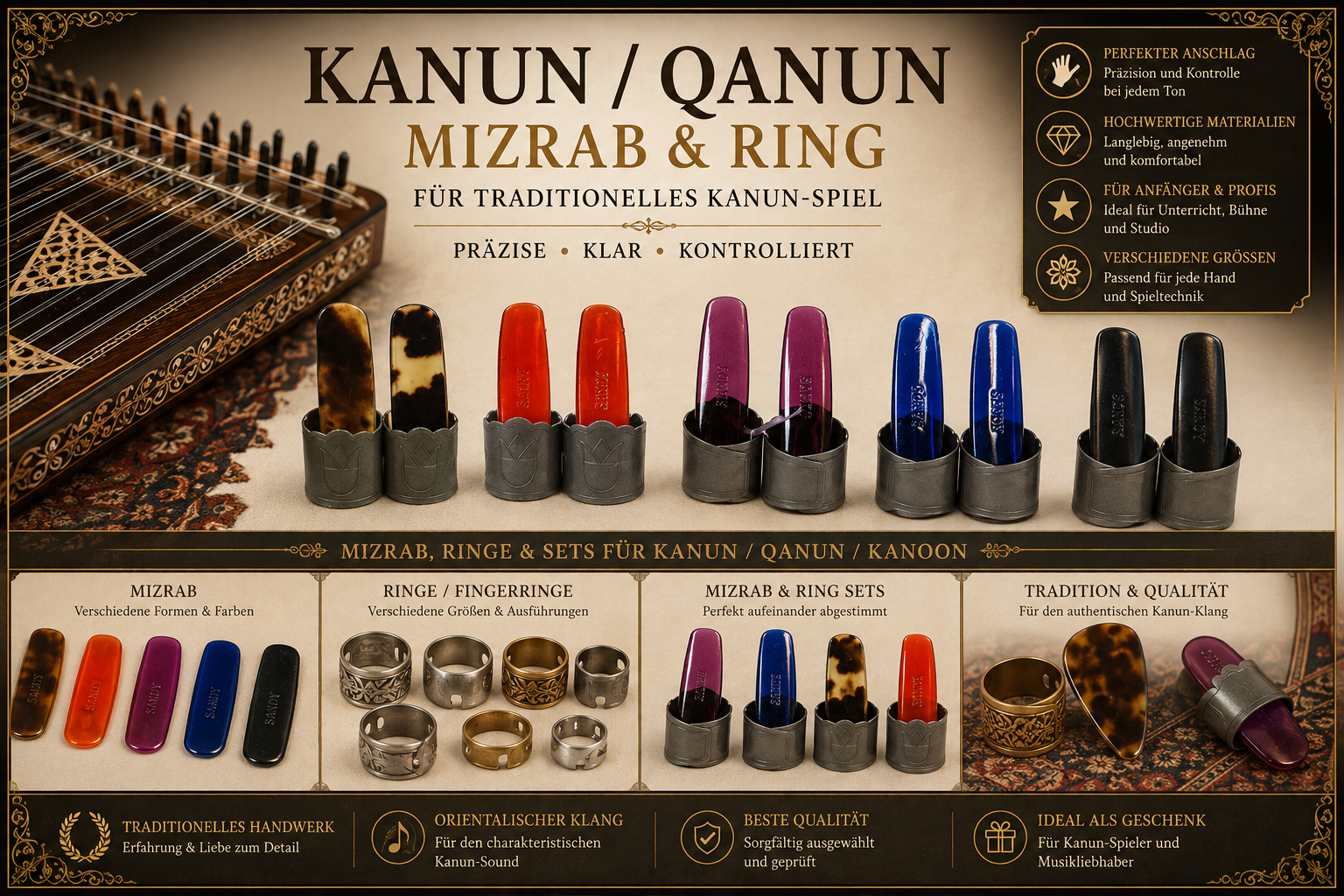 Kanun / Qanun Mizrab & Ring category icon/image